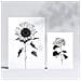 Set Di 6 Stampe Stampe Floreali Luminose E Botaniche Con Motivi Floreali In Un Classico Design D'interni In Bianco E Nero A3 & A4 Senza Cornice - Foto miniatura 2