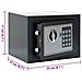 Cassetta di sicurezza digitale Grigio scuro 23 x 17 x 17 cm - Foto miniatura 8