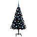 Albero di Natale con 150 LED con supporto Nero 150 cm PVC - Foto miniatura 4