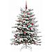 Albero di Natale Artificiale con Rami Pieghevoli Bianco 150 cm - Foto miniatura 4