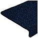 Tappetini per scale autoadesivi 30 pz 65x21x4 cm blu navy bordo rettangolare - Foto miniatura 6