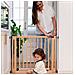 Safetots Cancelletto Elegance In Legno, Naturale, 97cm - 105cm, Cancelletto Di Sicurezza A Pressione, Passaggio Extra Largo Di 65cm - Foto miniatura 3
