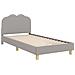 Struttura letto bambini con testata Grigio chiaro 90 x 200 cm - Foto miniatura 1