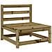 Set Divani da Giardino 6 pz in Legno Impregnato di Pino - Foto miniatura 5