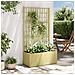 Vaso da Giardino con Trellis Verde 80 x 36 x 140 cm PP - Foto miniatura 2