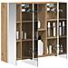 Mobiletto per specchio da bagno Rovere Artigianale - Foto miniatura 3