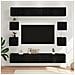 Set mobile TV 8 pcs 100 x 30 x 30 cm Rovere Nero - Foto miniatura 2