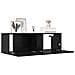 Set mobile TV 8 pcs 100 x 30 x 30 cm Rovere Nero - Foto miniatura 7
