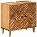 Set di Armadi da Bagno con porta 5 pcs Legno di mango massello - Foto miniatura 3