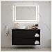 Mobiletto, Beige e marrone, 120 cm, Con piano, 4 cassetti, Sospeso, Frontali in MDF, MODERNO - Foto miniatura 2