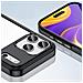 Custodia Nera Trasparente Per Iphone 17 Pro Max, Protezione Outer Space - Foto miniatura 3