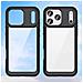 Custodia Nera Trasparente Per Iphone 17 Pro Max, Protezione Outer Space - Foto miniatura 6