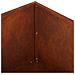 Vaso da giardino 2 pz Ruggine 60 x 60 x 20 cm Acciaio Corten - Foto miniatura 7