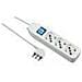 62071 Multipresa 6 posti polivalenti (schuko + 10/16A) con interruttore - cavo 1,5 m bianco - Foto miniatura 8