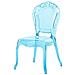 Set Di 2 Sedie Da Pranzo In Plastica Azzurra Trasparente Vermont - Foto miniatura 20