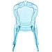 Set Di 2 Sedie Da Pranzo In Plastica Azzurra Trasparente Vermont - Foto miniatura 27