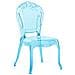 Set Di 2 Sedie Da Pranzo In Plastica Azzurra Trasparente Vermont - Foto miniatura 21