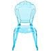 Set Di 2 Sedie Da Pranzo In Plastica Azzurra Trasparente Vermont - Foto miniatura 31