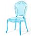 Set Di 2 Sedie Da Pranzo In Plastica Azzurra Trasparente Vermont - Foto miniatura 23