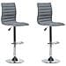 Set Di 2 Sgabelli Da Bar In Tessuto Grigio Lucerne - Foto miniatura 18