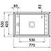 Lavello Value 130 Keratek Plus 77x50 cm 1 vasca Colore Light Grey 97 - Foto miniatura 2