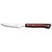 Coltello Bistecca da Tavola - Lama Acciaio Inossidabile Nitrum 110 Mm - Manico Legno Compresso Colore Marrone - Foto miniatura 1