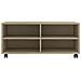 Mobile TV con Ruote Rovere Sonoma 90x35x35 cm Legno Multistrato - Foto miniatura 3