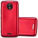 Custodia Compatibile Con Motorola Moto C Plus In Rosso Metallico - Coperchio Protettivo In Silicone Tpu Flessibile - Foto miniatura 4
