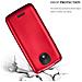 Custodia Compatibile Con Motorola Moto C Plus In Rosso Metallico - Coperchio Protettivo In Silicone Tpu Flessibile - Foto miniatura 6