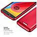 Custodia Compatibile Con Motorola Moto C Plus In Rosso Metallico - Coperchio Protettivo In Silicone Tpu Flessibile - Foto miniatura 8