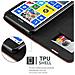 Custodia Compatibile Con Nokia Lumia 625 In Marrone Cappuccino - Coperchio Protettiva Con Chiusura Magnetica, Funzione Stand E Tasca Per Le Carte - Foto miniatura 6