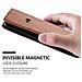 Custodia Compatibile Con Nokia Lumia 625 In Marrone Cappuccino - Coperchio Protettiva Con Chiusura Magnetica, Funzione Stand E Tasca Per Le Carte - Foto miniatura 8