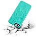 Custodia Compatibile Con Apple Iphone 6 Plus / Iphone 6s Plus In Turchese - Hard Case Coperchio Protettivo Con Specchio E Slot Per Carte - Foto miniatura 4