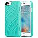 Custodia Compatibile Con Apple Iphone 6 Plus / Iphone 6s Plus In Turchese - Hard Case Coperchio Protettivo Con Specchio E Slot Per Carte - Foto miniatura 5