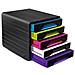 Cassettiera 5 Cassetti Standard Nero / multicolori 7-111 Smoove - Foto miniatura 1