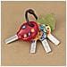 B. Giocattoli Bx1941z Luckeys 4 Strutturate Giocattolo Chiavi Per Neonati E Bambini - Torcia E Suoni Auto - 100 Non Tossico E Senza Bpa Nylon A - Foto miniatura 4