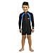 Bambini Shorty Maniche Lunghe Termica Muta Da Sub Blu Piccolo - Foto miniatura 1