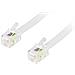 Cavo Modulare 4p4c (rj9 / Rj10 / Rj22) 1,5 M, Bianco - Foto miniatura 3