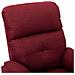 Poltrona Massaggiante Elettrica Rosso Vino in Tessuto - Foto miniatura 2