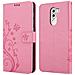 Custodia Compatibile Con Honor 6x / Huawei Mate 9 Lite / Gr5 2017 In Rosa Fiore - Coperchio Protettivo In Design Floreale Con Chiusura Magnetica, Funzione Stand E Slot Per Carte - Foto miniatura 8