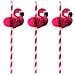 87782 Cannuccia Monouso 50 Pz Rosa, Bianco - Foto miniatura 1