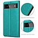 Custodia Compatibile Con Google Pixel 6 In Turchese Petrolio - Coperchio Protettiva Con Chiusura Magnetica, Funzione Stand E Tasca Per Le Carte - Foto miniatura 6