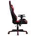 Sedia Da Gioco Agnes, 70x70x125-135 Cm, Ecopelle, Regolabile In Altezza, Nero E Rosso, - Foto miniatura 2