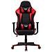 Sedia Da Gioco Agnes, 70x70x125-135 Cm, Ecopelle, Regolabile In Altezza, Nero E Rosso, - Foto miniatura 6