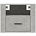 Comodino A Muro Grigio Cemento 50x36x40 Cm - Foto miniatura 4
