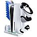 Supporto E Stazione Di Ricarica Compatibile Con Ps5 E Ps Vr2, Supporto Ventola 3-in-1 Con Caricatore Controller Adatto Per Playstation 5 / Psvr2 Con Supporto Cuffie Ps Vr2 - Foto miniatura 3