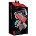 Custodia Ultimate Starter Pack per Nintendo Switch in Sillicone Colore Rosso/Azzurro - Foto miniatura 4