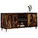 Mobile Porta Tv Rovere Fumo 104x35x50 Cm In Legno Multistrato - Foto miniatura 3