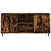 Mobile Porta Tv Rovere Fumo 104x35x50 Cm In Legno Multistrato - Foto miniatura 5