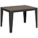 Tavolo Allungabile 90x120/224 Cm Flame Evolution Telaio Antracite - Noce - Foto miniatura 5